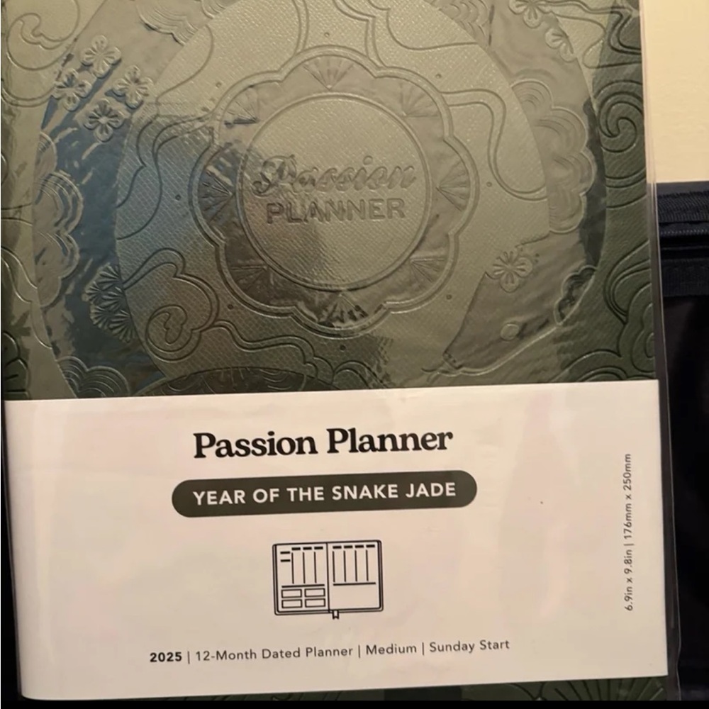 Passion Planner 2025 Year of the Snake Weekly Planner